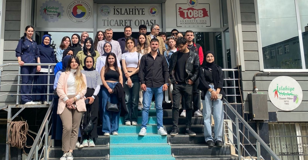 GAÜN, İMYO öğrencileri Ticaret Odasını ziyaret etti