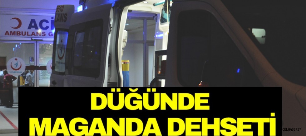 Gaziantep’te düğünde maganda dehşeti