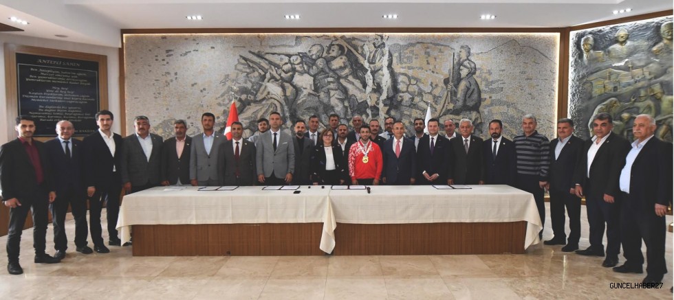 Gaziantep’te  “Muhtar Cup” Projesi Protokolü İmzalandı