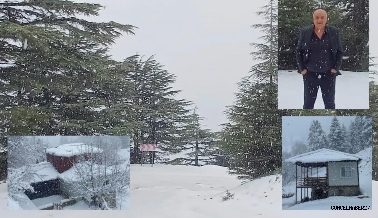 Gaziantep’te Nisan ayında yaylara kar yağdı