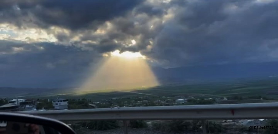 Gaziantep’te şaşırtan yağmur, Sadece belli alanda etkili oldu