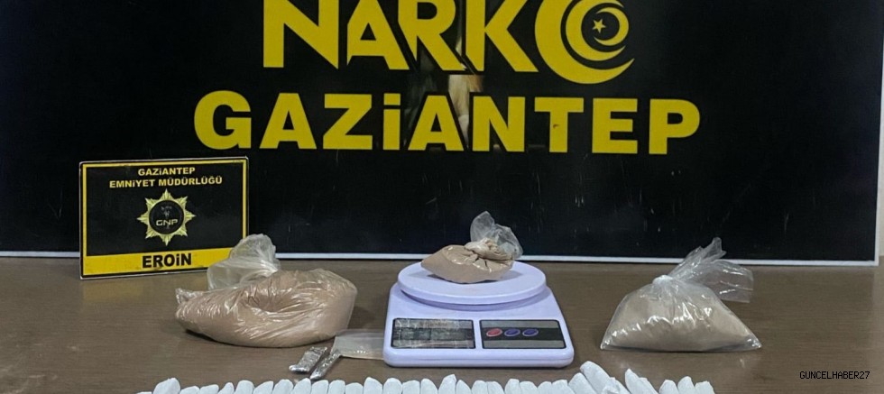 Gaziantep’te uyuşturucu operasyonu!