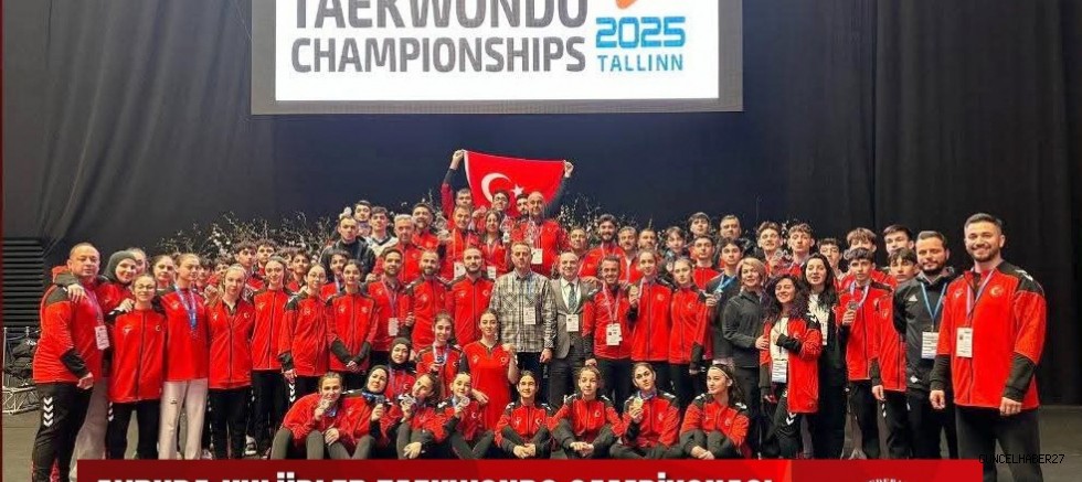 Genç Milli Taekwondo Takımı Şampiyon