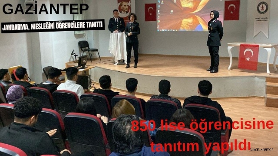 Jandarma, mesleğini öğrencilere tanıttı