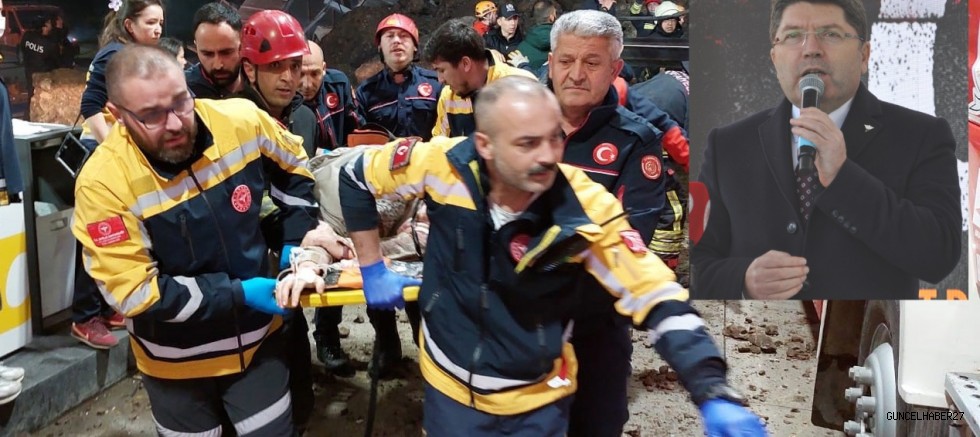 Samsunda heyelan aynı aileden 3 can aldı