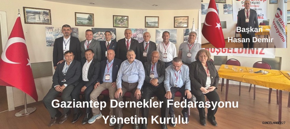 Gaziantep Dernekler Federasyon’unda Hasan Demir, güven tazeledi
