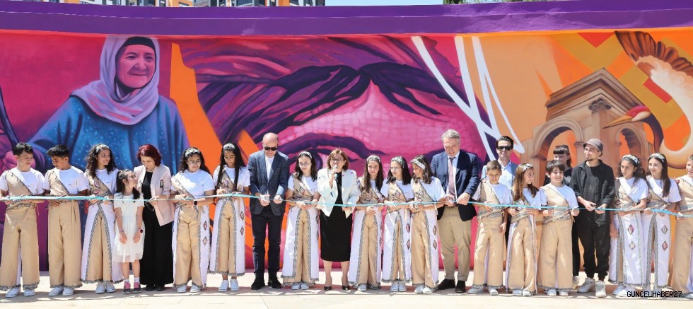 Gaziantep’te AB destekli Sanat Duvarı açıldı