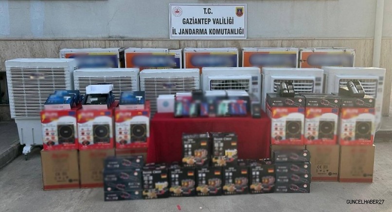 Gaziantep’te Gümrük Kaçağı Elektronik Eşya Operasyonu