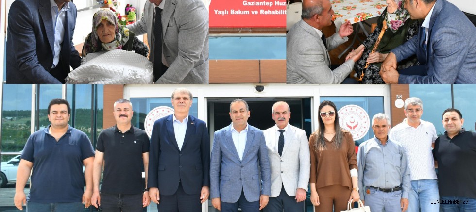 Gaziantep’te Huzurevine Anlamlı Ziyaret