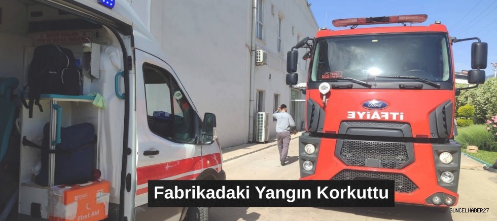 Gaziantep’te pamuk fabrikasındaki yangında 2 işçi dumandan etkilendi