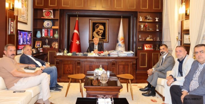 Gaziantepli Başkanlardan, Başkan Karalara ziyaret