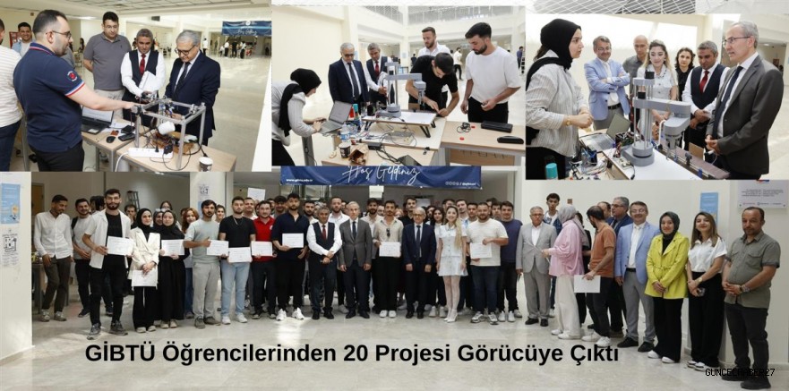 GİBTÜ’ de 20 Proje Görücüye Çıktı