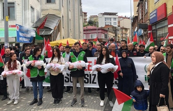 Giresun, Gazze için tek yürek oldu!