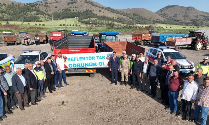 İslahiye’de trafik jandarmasından güvenli tarım eğitimi