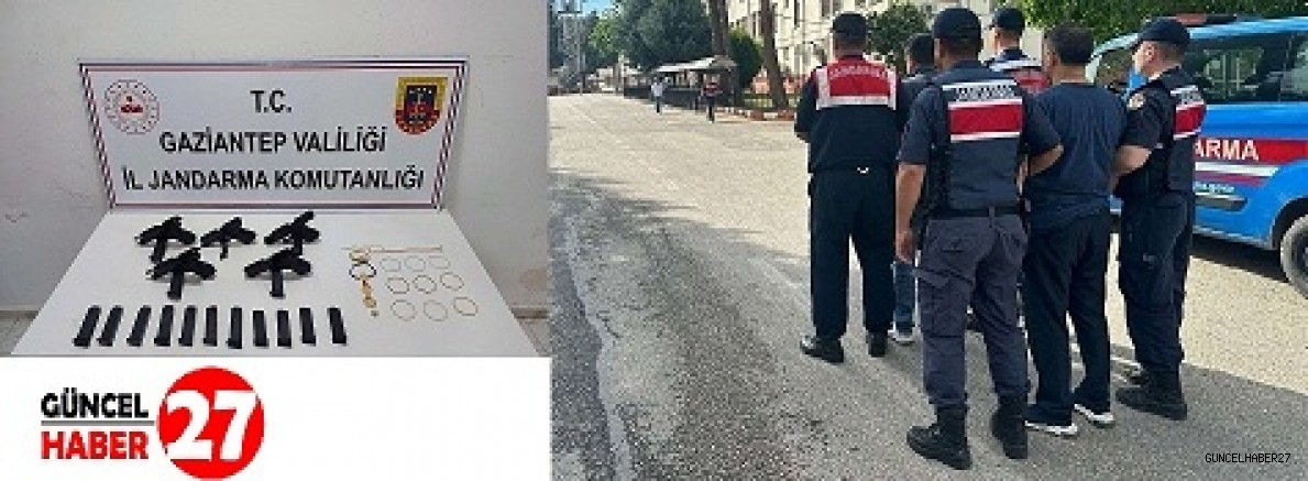 Jandarmadan silah kaçakçılığı operasyonu: 2 tutuklama