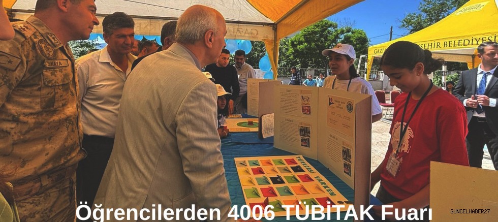 Öğrencilerden 4006 TÜBİTAK Bilim Fuarı heyecanı