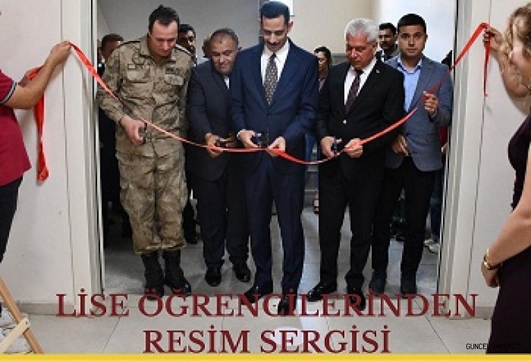 Öğrencilerden resim sergisi