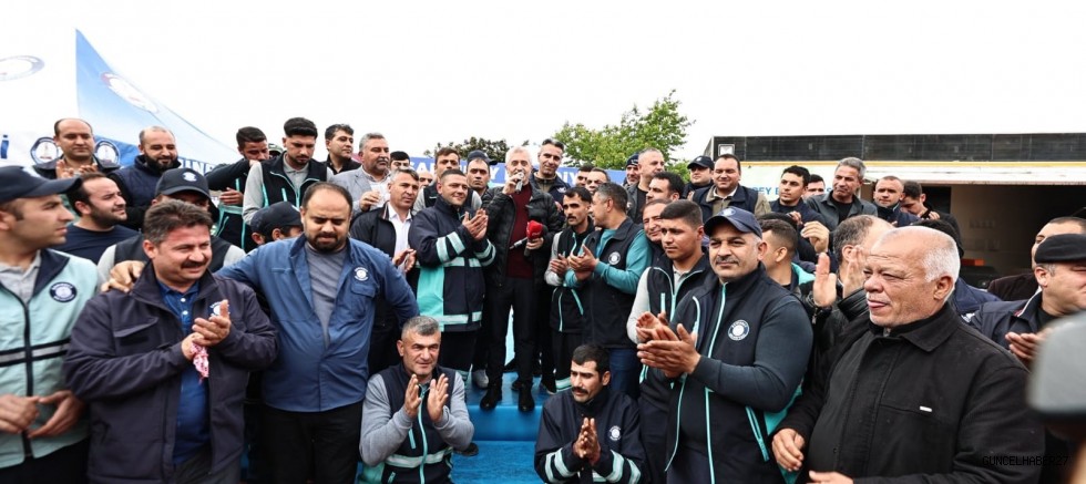 Tahmazoğlu, çalışanlarla 1 Mayıs İşçi Bayramını  kutladı