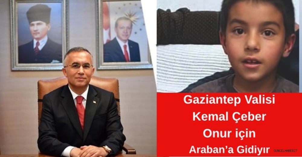 Vali Çeber, Otizmli Onur için gidiyor