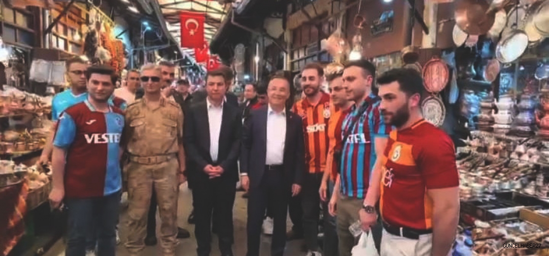 Vali Çeber, tarihi mekanda taraftarlarla bir araya geldi