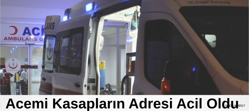 Acemi kasapların adresi hastane acilleri oldu
