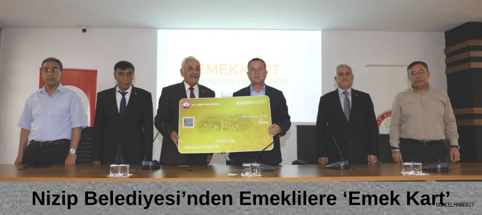 Başkan Doğan’dan emekliye ‘Emek Kart’