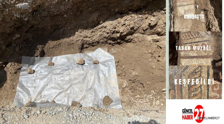 Dulkadiroğlu İlçesi’nde Taban Mozaiği Tespit Edildi