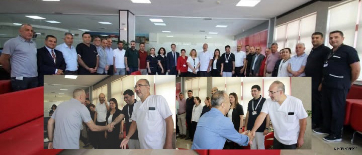 GAÜN Hastanesinde Bayramlaşma