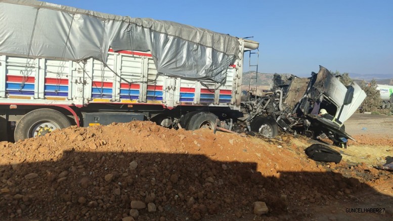 Gaziantep’te TIR yandı; şoför yaralı