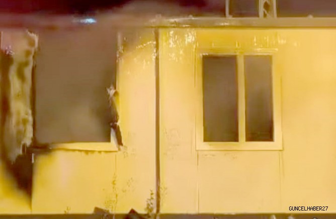 Gaziantep’te boş konteyner yangını korkuttu