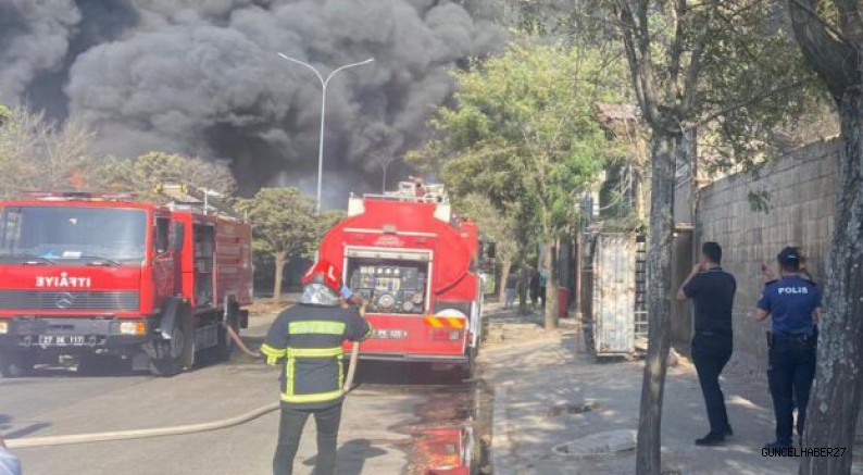 Gaziantep’te OSB’de Yangın Paniği