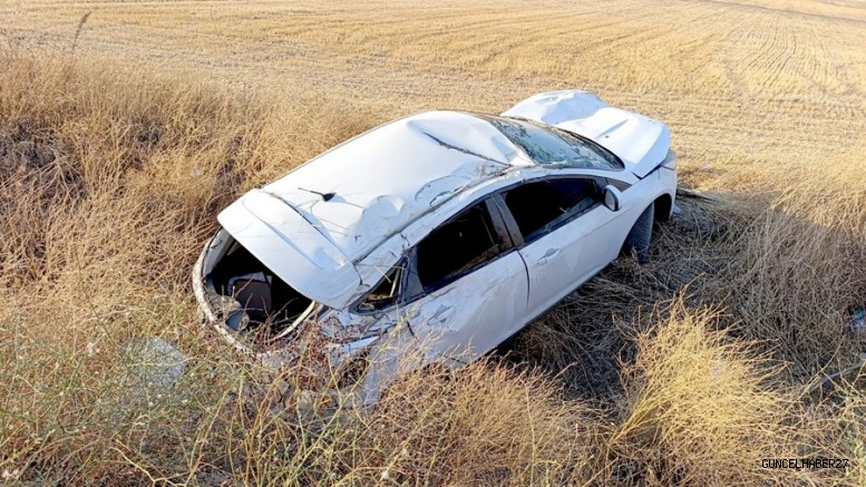 Gaziantep’te Otomobil devrildi: 4 Kişi Yaralandı