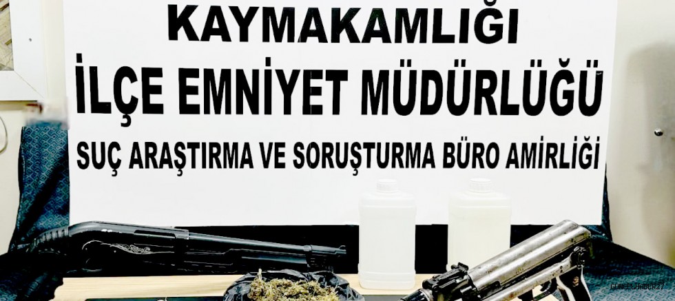 Gaziantep’te silah kaçakçılığı operasyonu