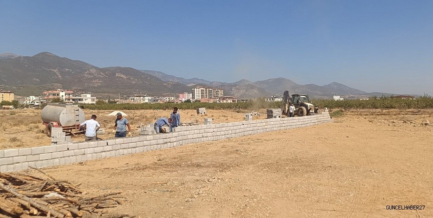 Hassa Belediyesi, barınak yapımı için kolları sıvadı
