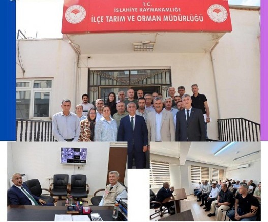 İl Müdürü Sağlam İslahiye’de Tarım Personeliyle Buluştu