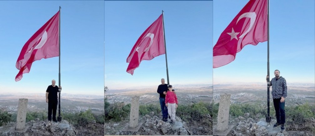 1100 rakıma tırmanıp Türk bayrağını dalgalandırdılar