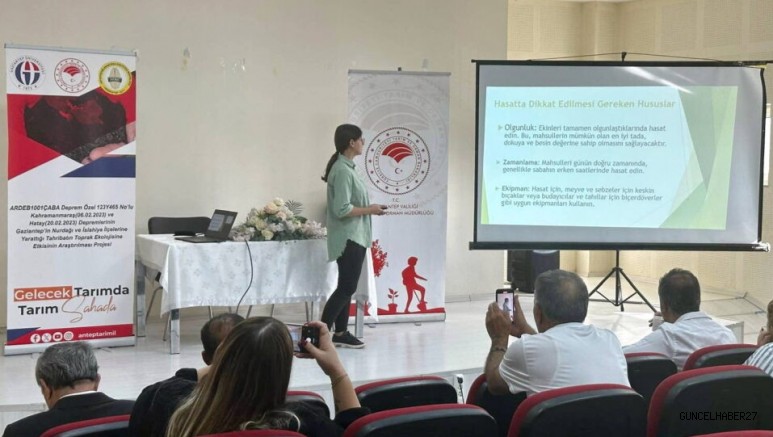 GAÜN’den Çiftçilere Eğitim Semineri