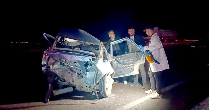 Gaziantep’te feci kaza: 2 yaralı