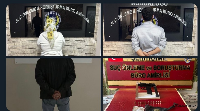 Gaziantep’te Hapis Cezası Bulunan 3 Firari Yakalandı