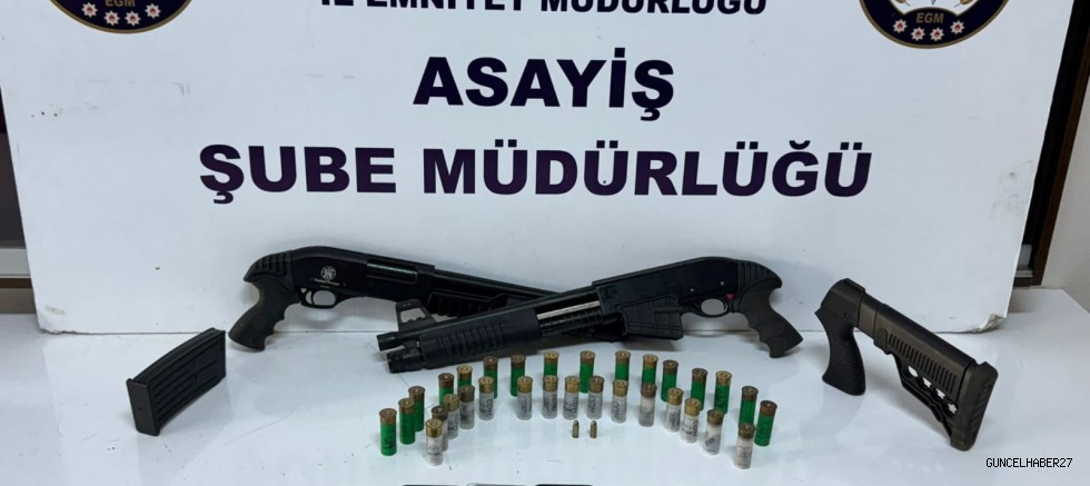 Gaziantep’te kaçak silah ele geçirildi