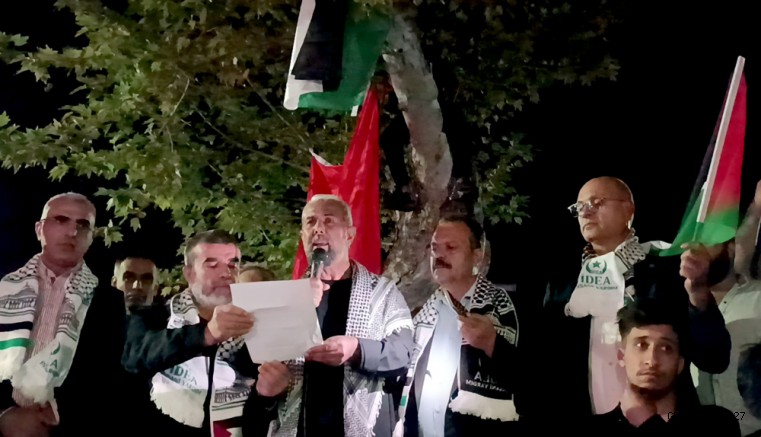 Küresel Sumud Filosu’na destek mitingi