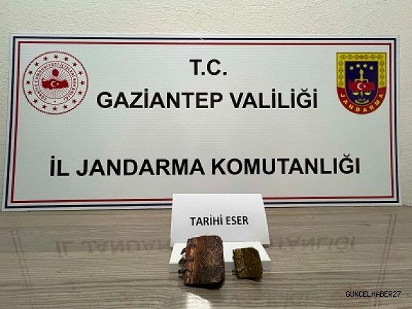 Gaziantep’te Sahte Tarihi Eser Operasyonu: 2 Şüpheli Yakalandı