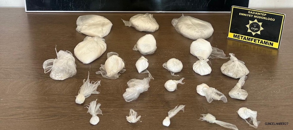 Gaziantep’te uyuşturucu operasyonu;1 tutuklama