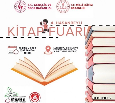 Hasanbeyli Kitap Fuarı 26 Kasım’da Kapılarını Açıyor