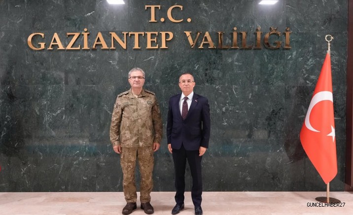 Orgeneral Tokel, Gaziantep Valisi Çeber’i ziyaret Etti