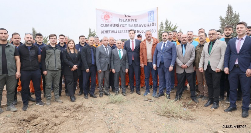 Orman haftasında fidanlar toprakla buluştu