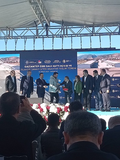 İSLAHİYE SANAYİ SİTESİ ANAHTAR TESLİM TÖRENİ