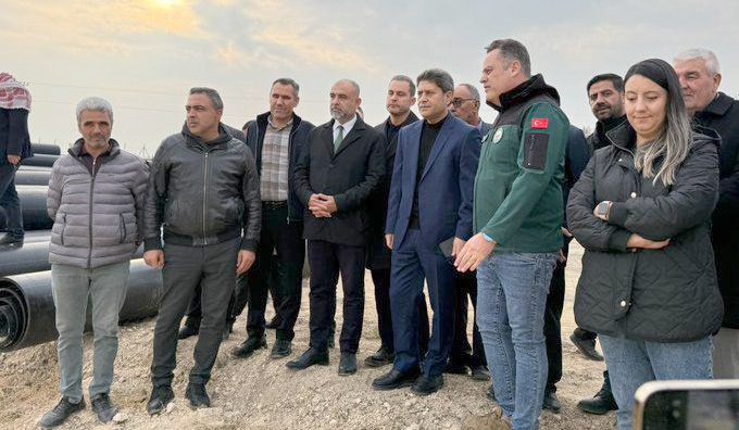 MİLLETVEKİLİ ŞAHİN, BARAK SULAMA VE GES KURULUMUNU İNCELEDİ