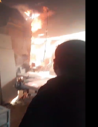 İSLAHİYE’DE MARANGOZ ATÖLYESİ YANGINI