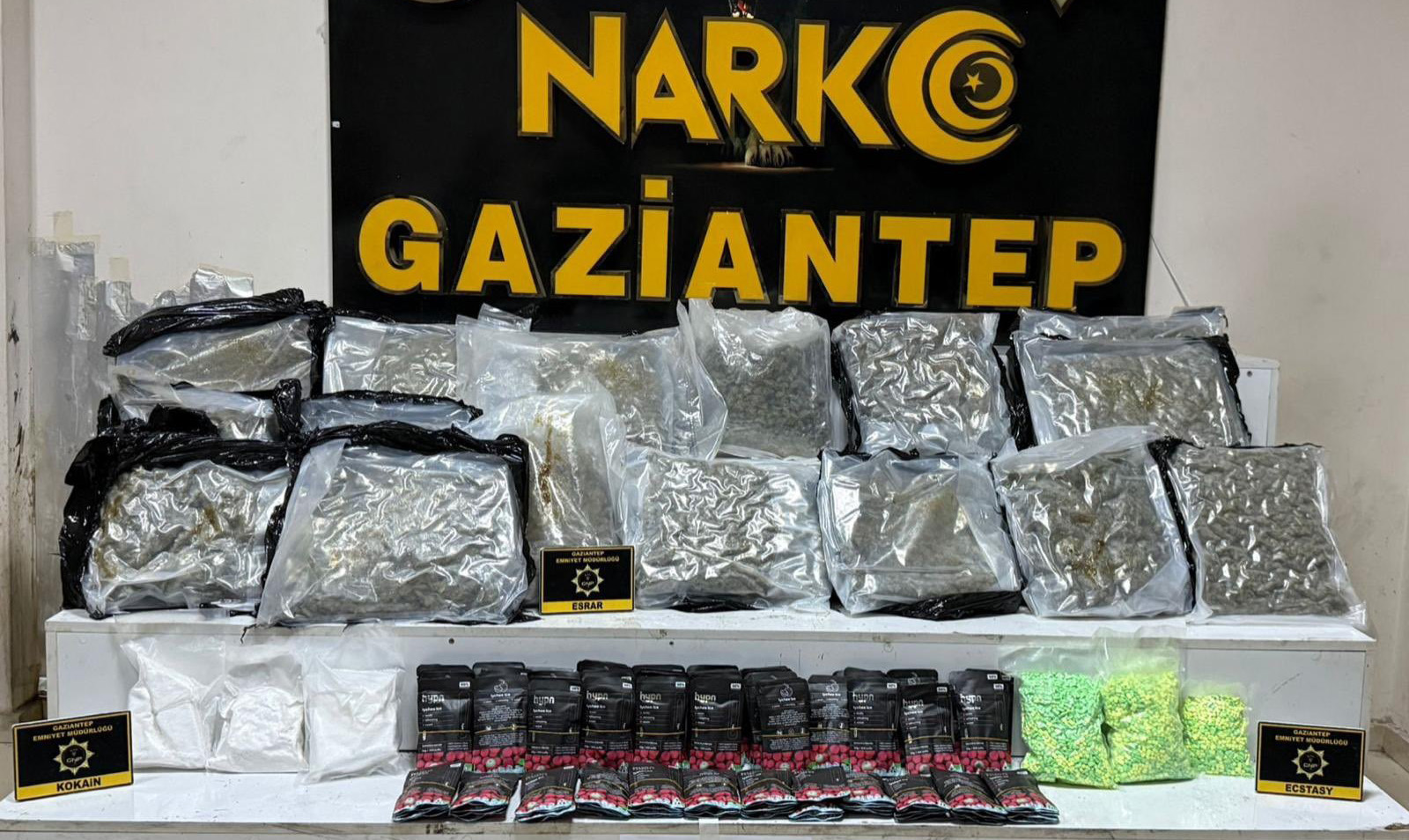 GAZİANTEP’TE UYUŞTURUCU OPERASYONU:11 TUTUKLAMA